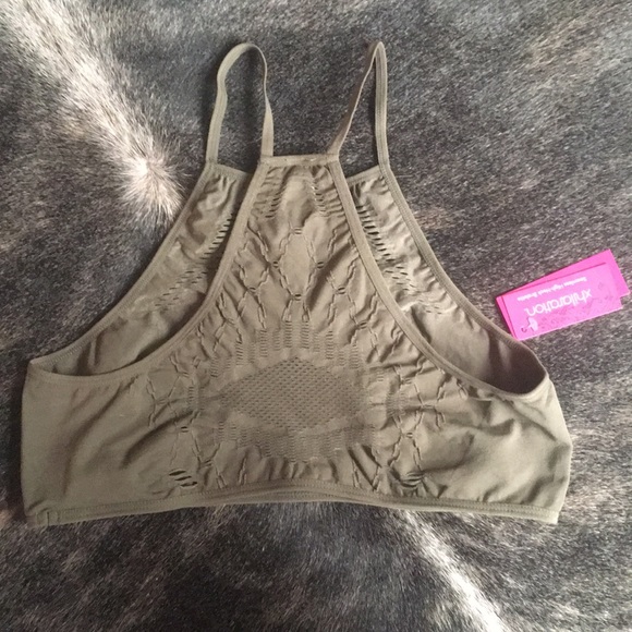 Olive Green Bralette - Picture 4 of 4